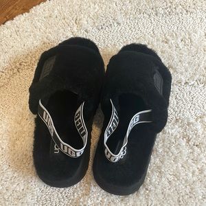ugg disco slide platform slippers